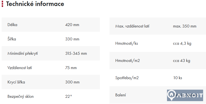 Střešní taška Mecklenburger standardní barva hnědá