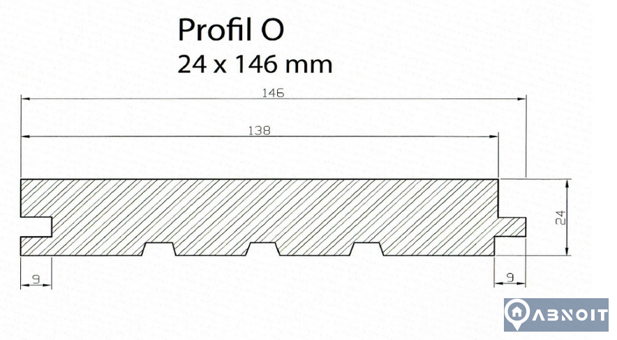 Podlaha SM 24,0x146/4,0 m A/B (4ks)